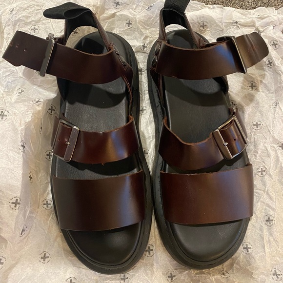 Dr Martens leather Sandals (women’s sz 39 / US 7) - Picture 1 of 5